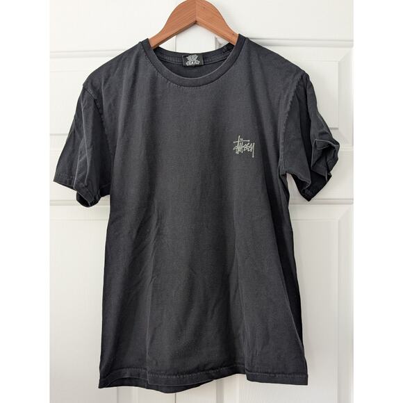 Stussy Vintage Black Logo Tshirt - Picture 1 of 7